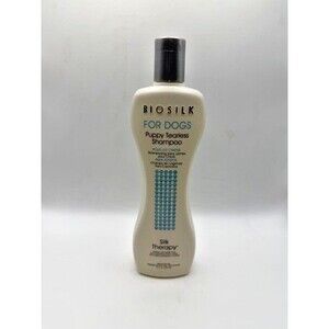 BioSilk For Dogs Puppy Tearless Shampoo 12 oz Silk Therapy Pet Shampoo Gentle